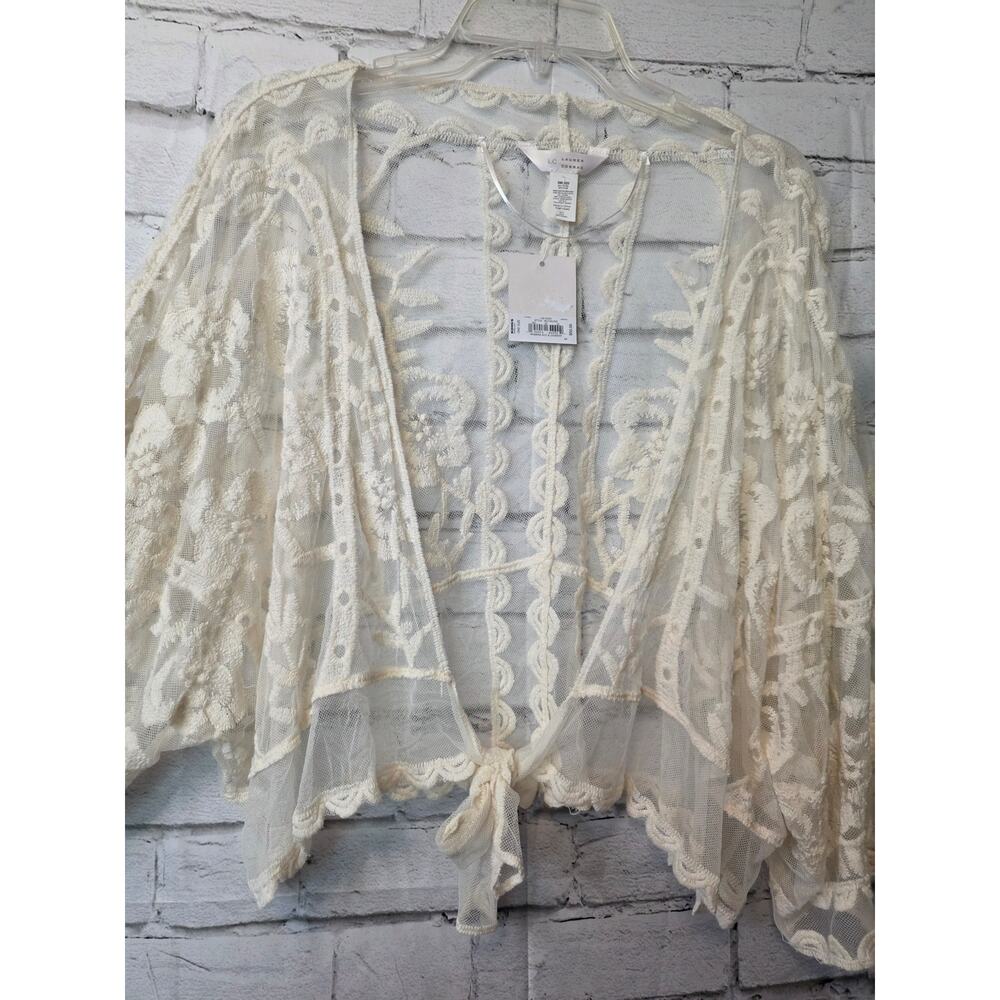 Lauren Conrad Women's Ivory Kimono - Picture 2 of 8